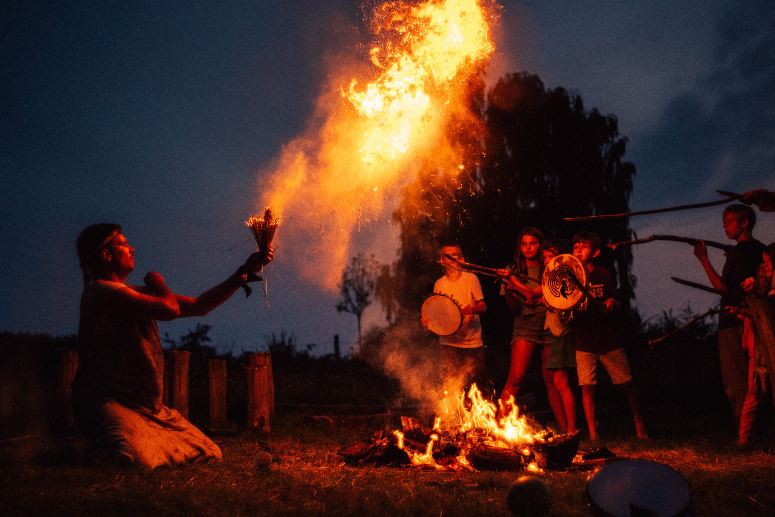 Wolf Children Circle – A Melding of Fire, Movement, Drums and the Warrior Spirit